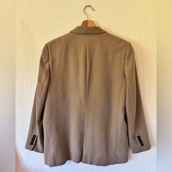 Zara Oversized Tan Single Button Blazer Suit Jacket - Picture 12 of 12